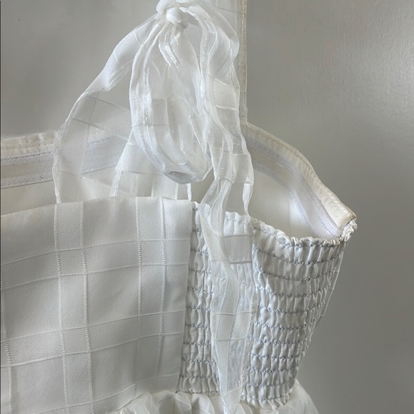 Russo Dress in White Check - Picture 7 of 10